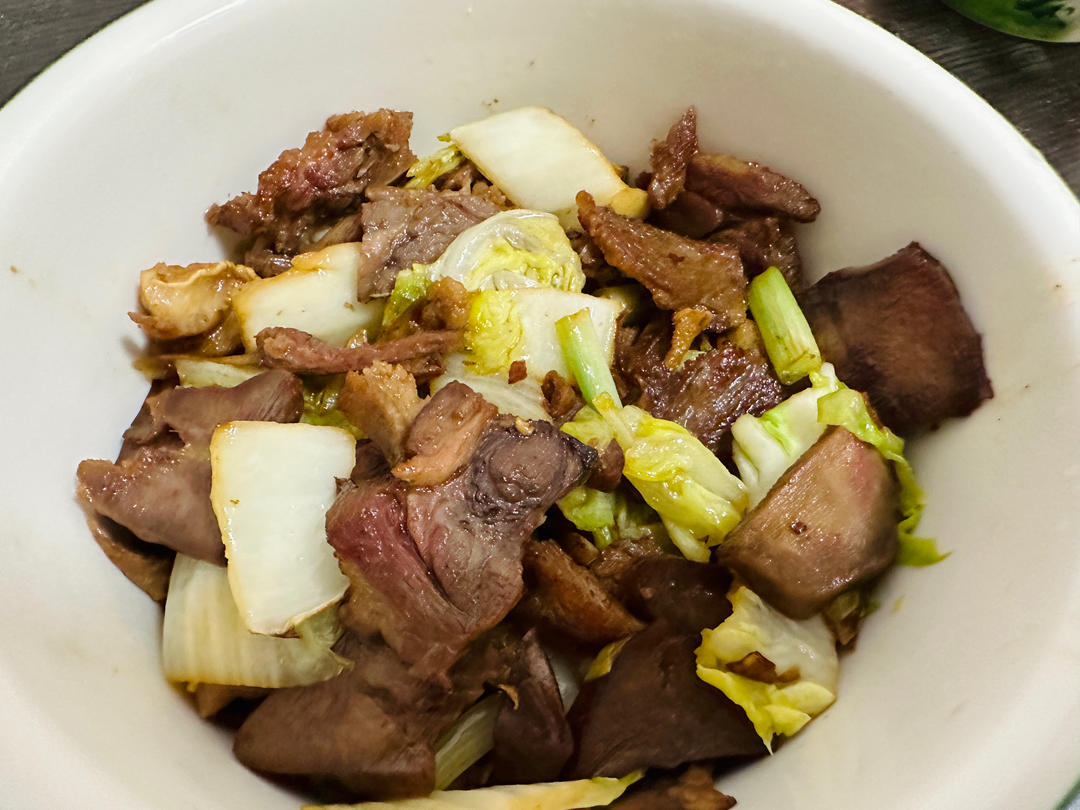 超简单懒人版爆炒猪舌