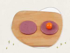 紫薯芋泥蛋黄酥的做法 步骤4