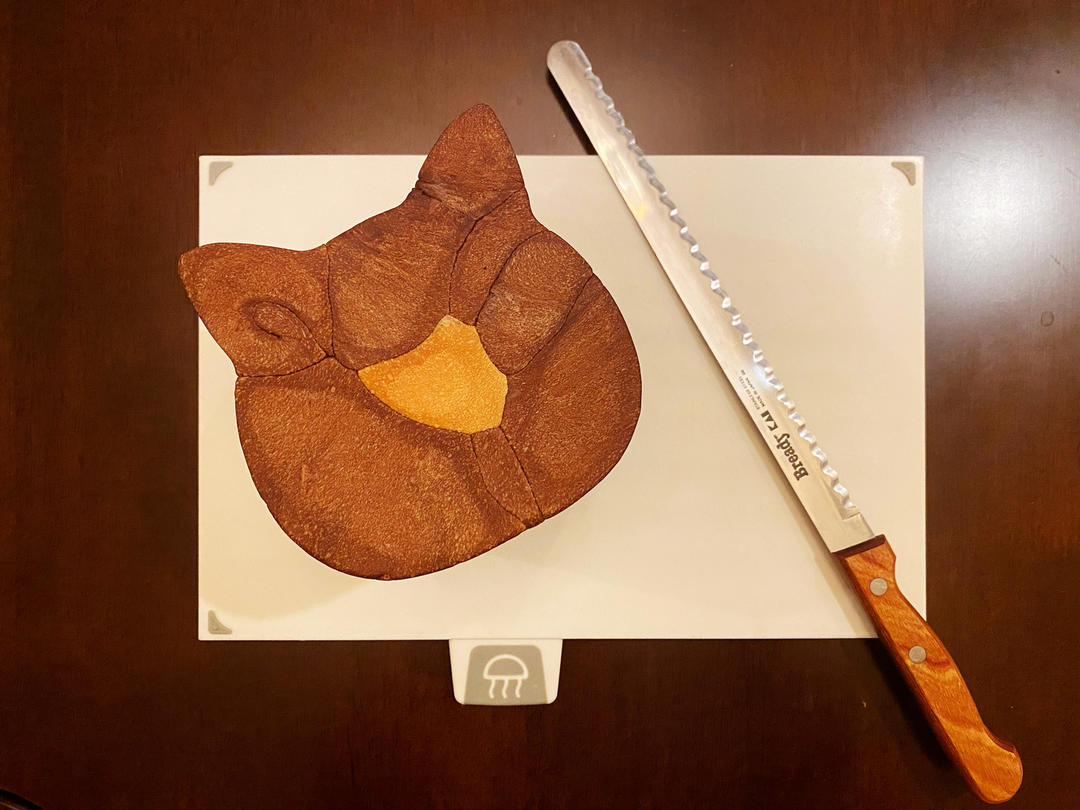 蓝猫＆龙猫吐司~猫头吐司