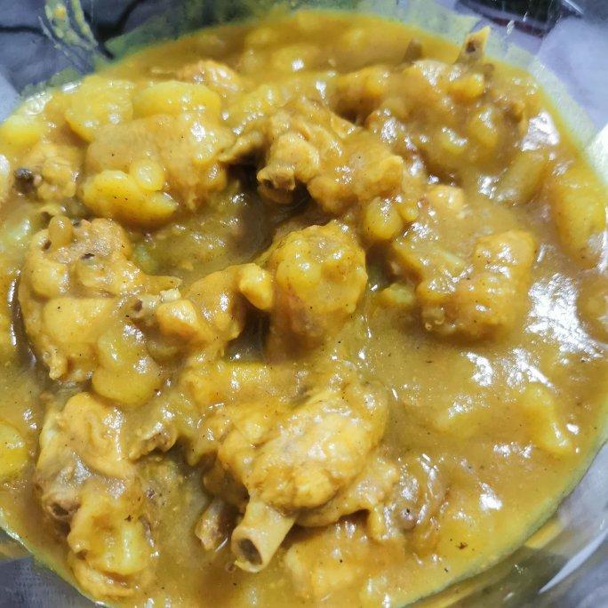 咖喱鸡翅烧土豆
