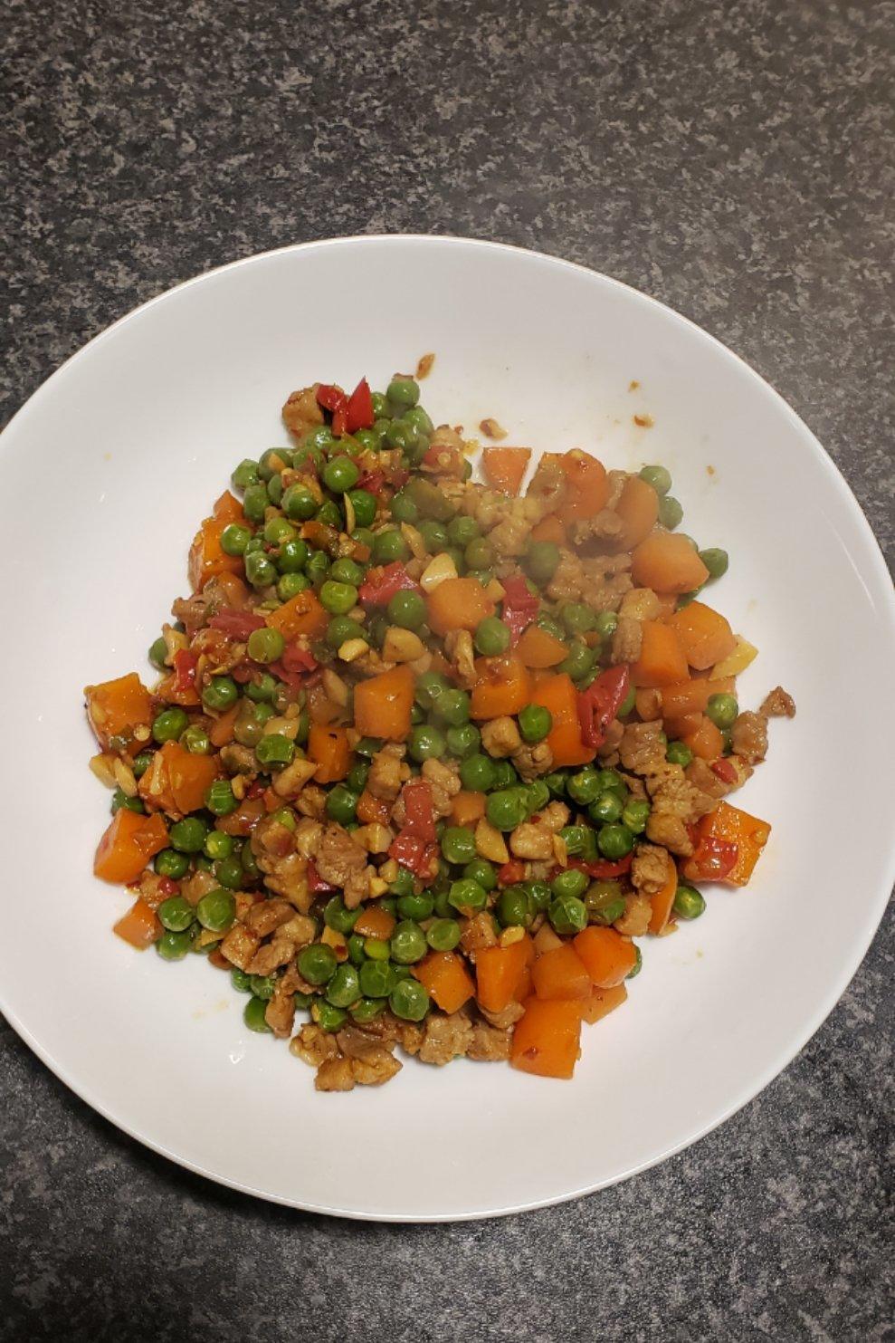 猪肉豌豆胡萝卜