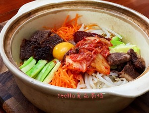 小美版韩国石锅牛小排拌饭的做法步骤图 Stellawen 下厨房 小美版韩国石锅牛小排拌饭的做法步骤图 Stellawen 下厨房