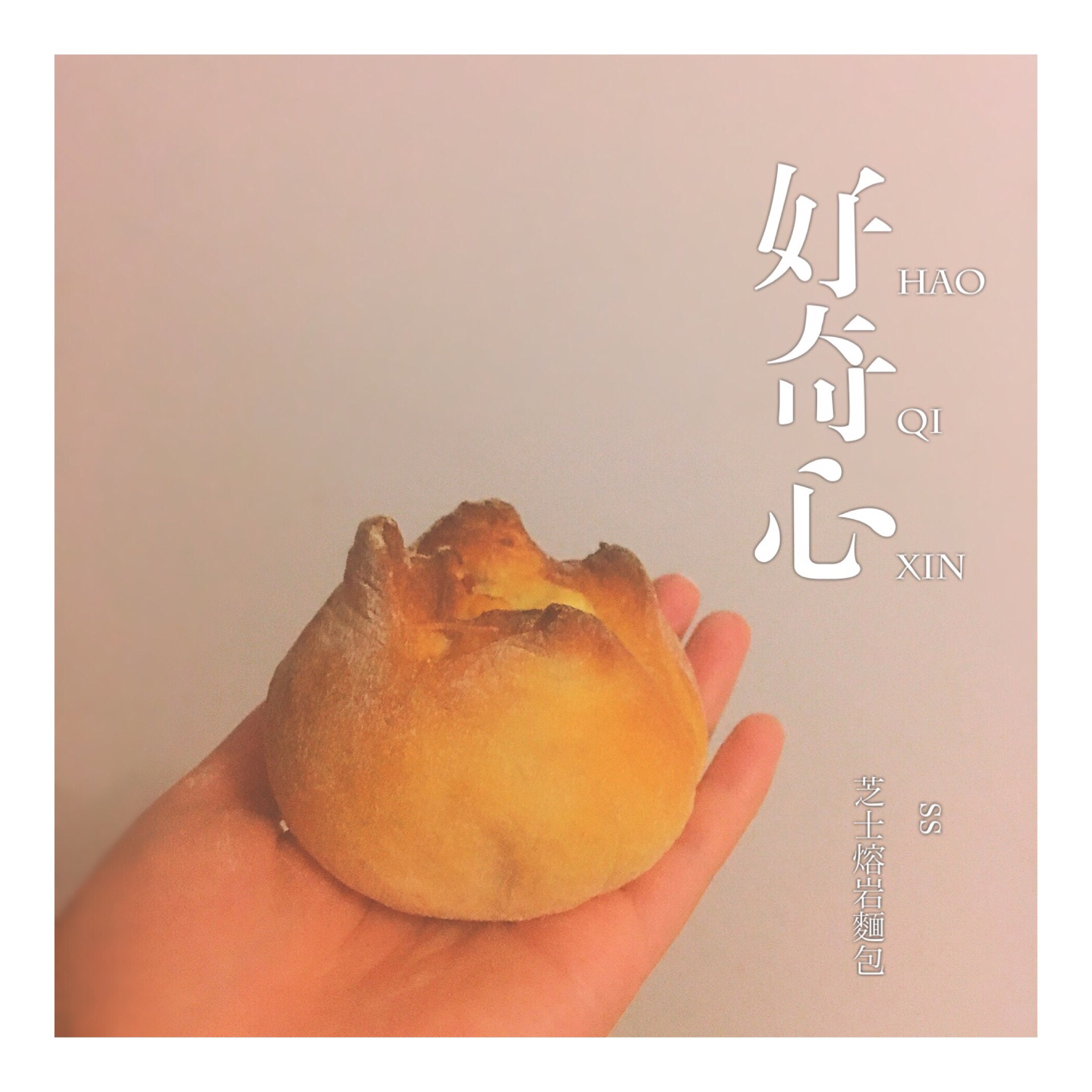 全麦芝士熔岩面包