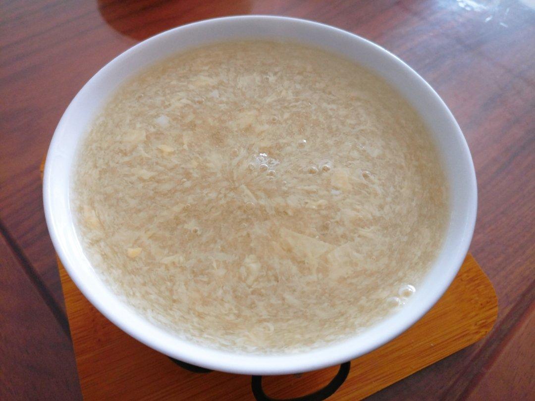 伪人_做的蛋花竹根薯粉糖水