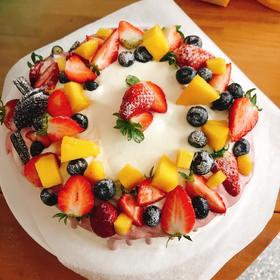 各种简易式水果蛋糕装饰