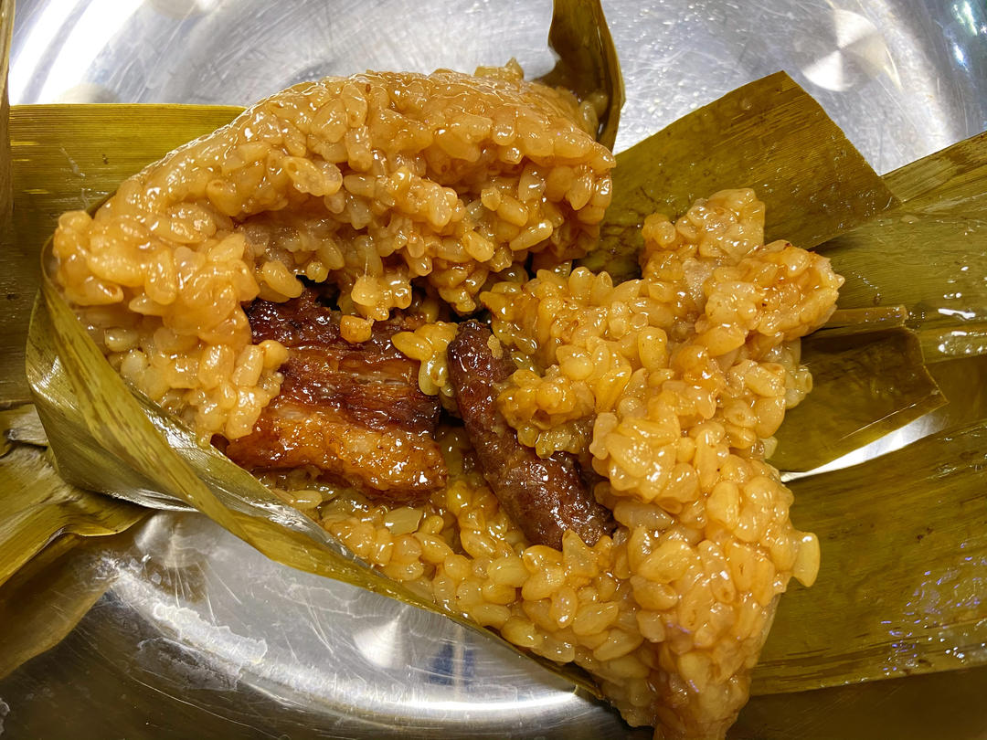 好吃到飞起的肉粽子