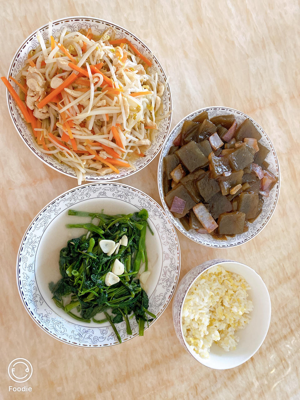 家常炒皮渣