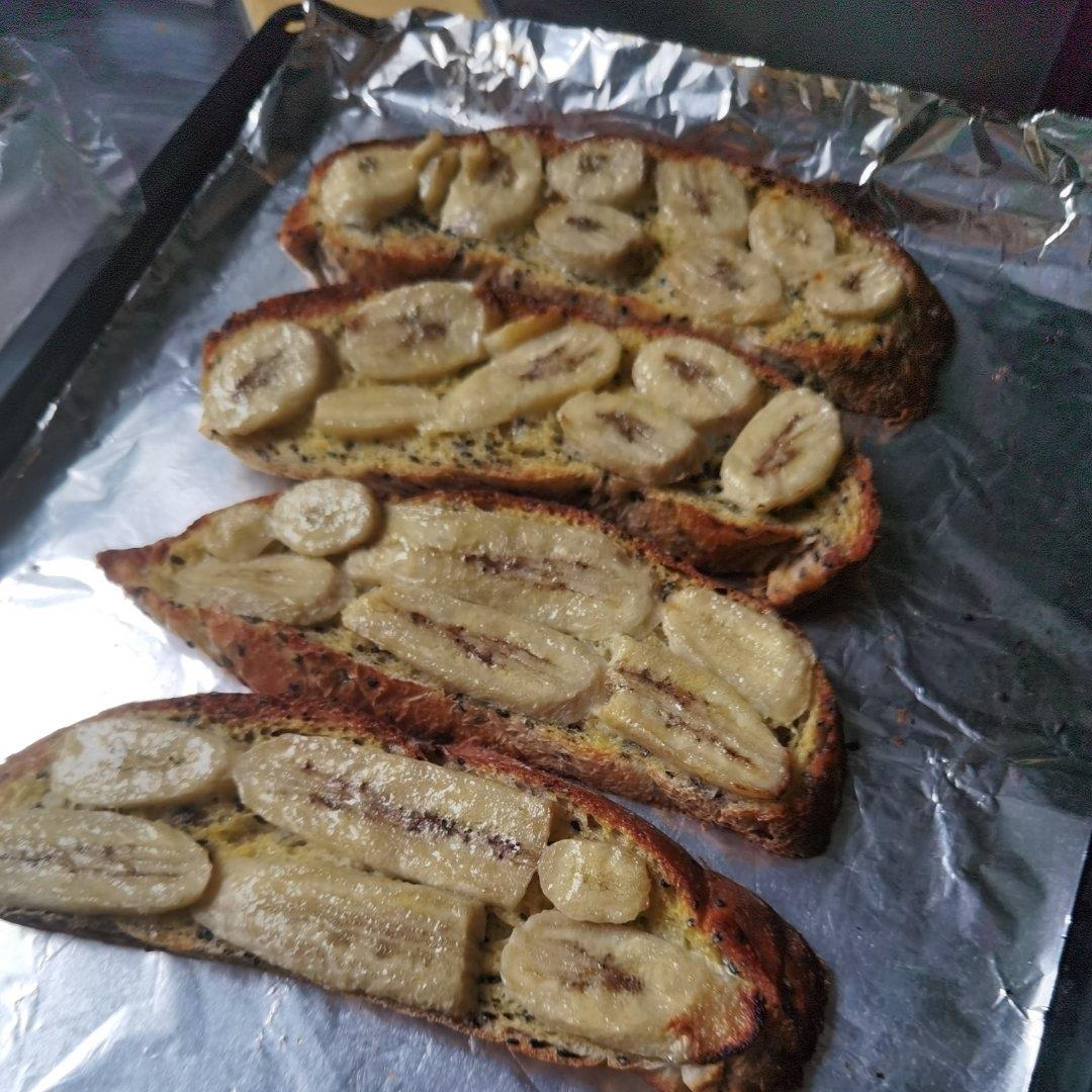 好吃到哭的香蕉烤吐司❗️酥脆香甜❗️零失败❗️