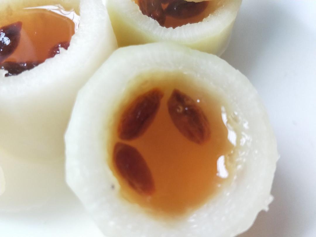 白萝卜炖蜂蜜