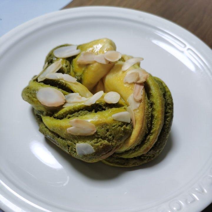 抹茶奶酥皇冠面包-不藏私面包匠人