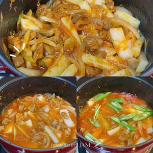 韩式芝士年糕炖鸡的做法 步骤7