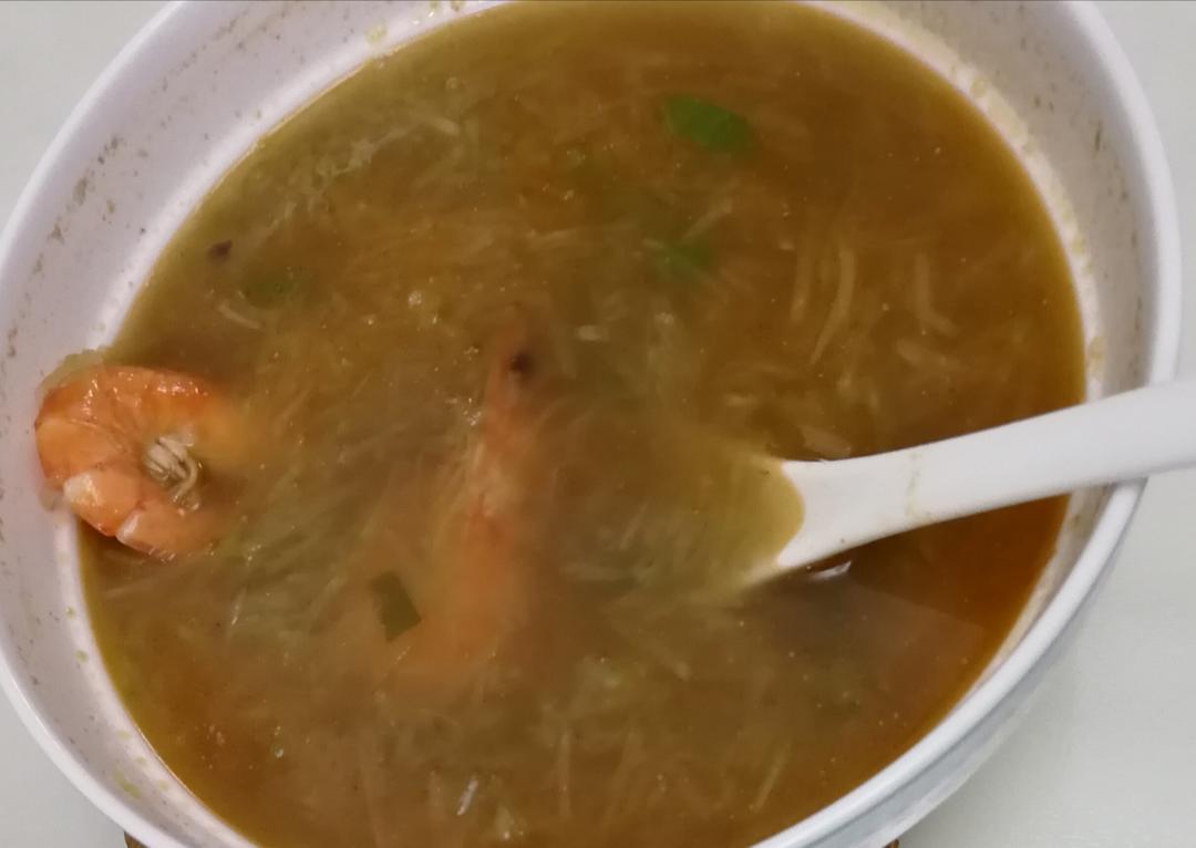 萝卜丝大虾汤的做法
