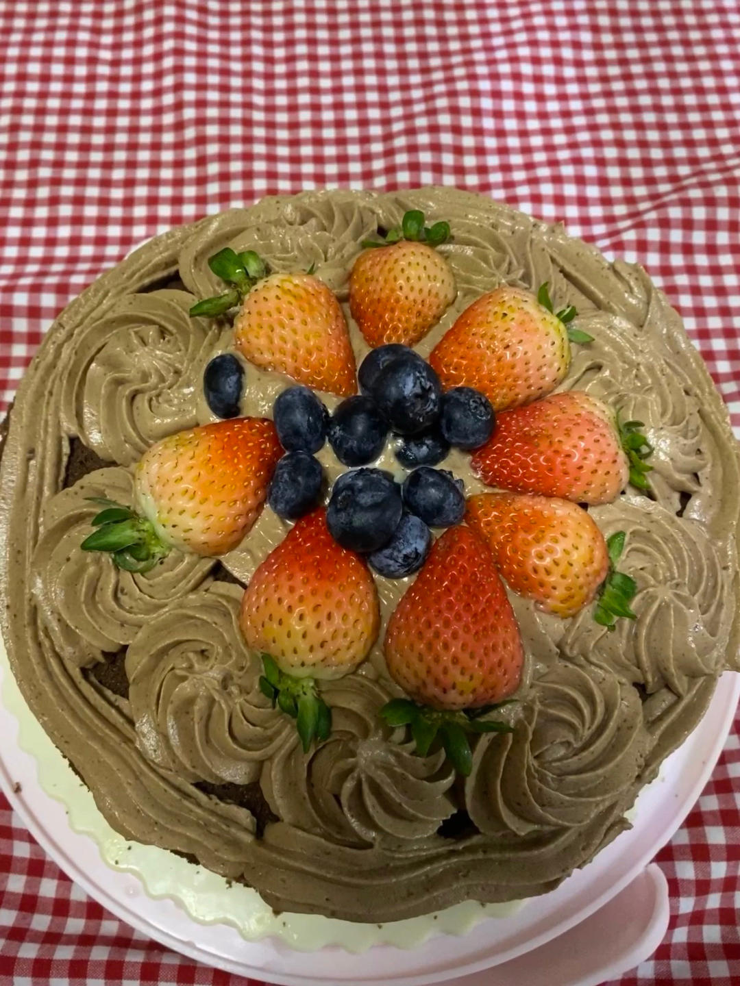 八寸蛋糕用的巧克力奶油