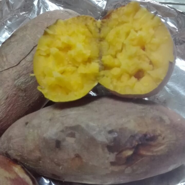 烤箱烤红薯