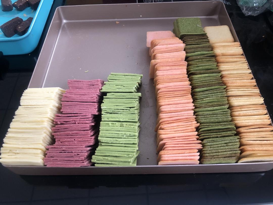 三色之白色恋人饼干