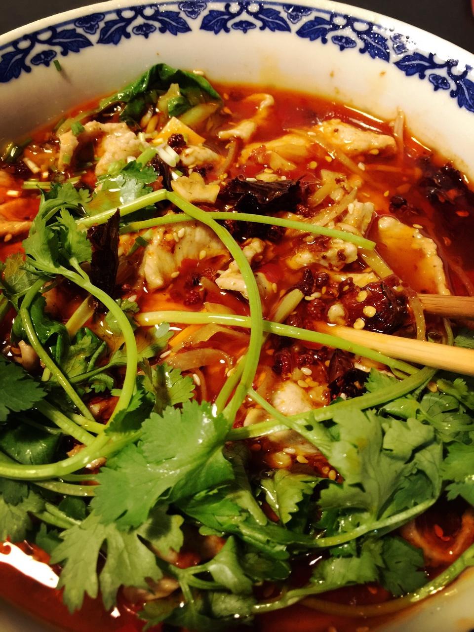 绝味川菜—水煮肉片๑