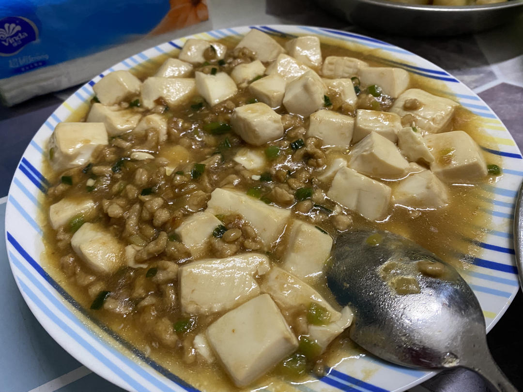 🔥好吃到哭的肉末豆腐，一周吃七次都不嫌多