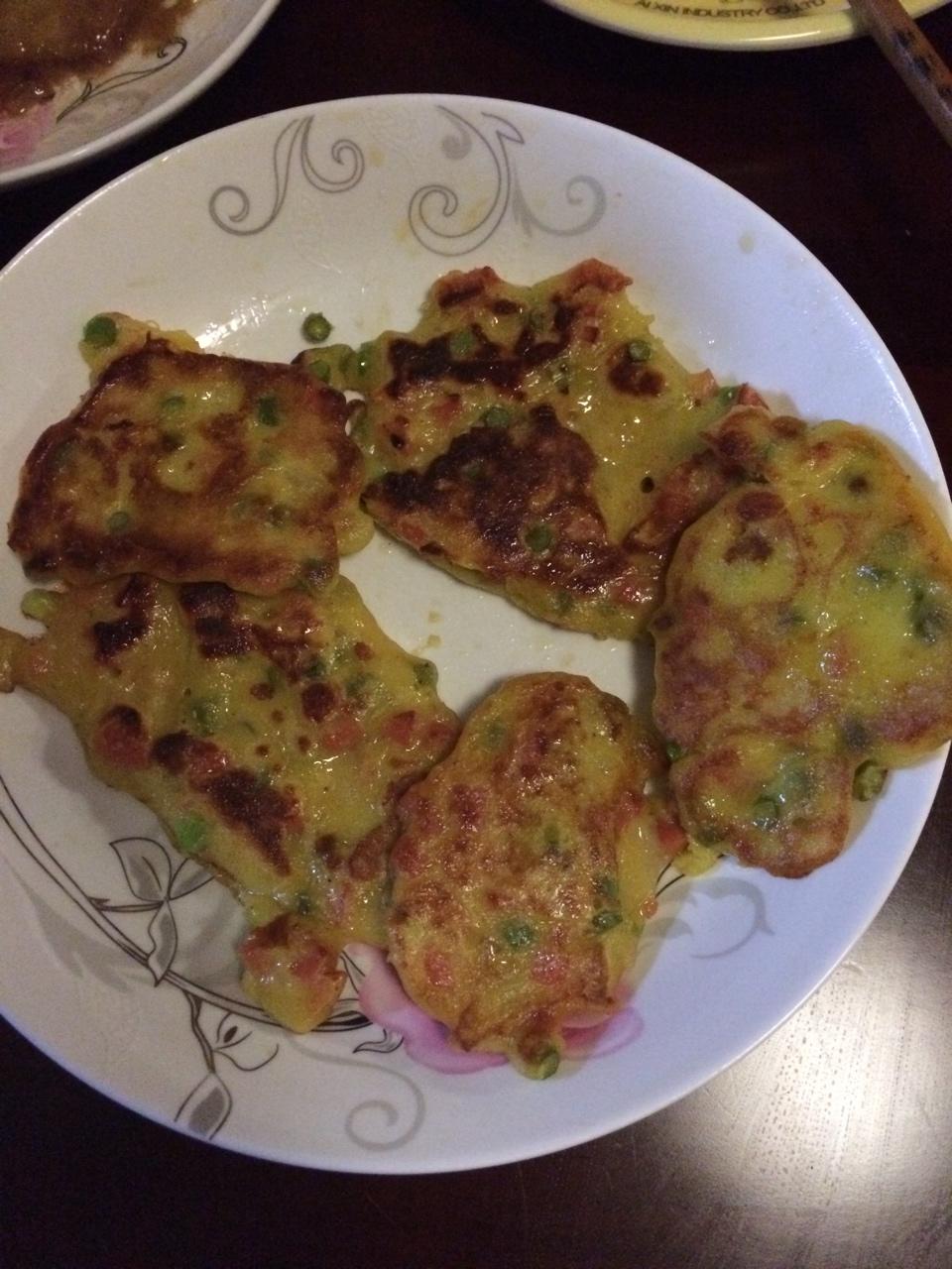 土豆蒜薹小煎饼