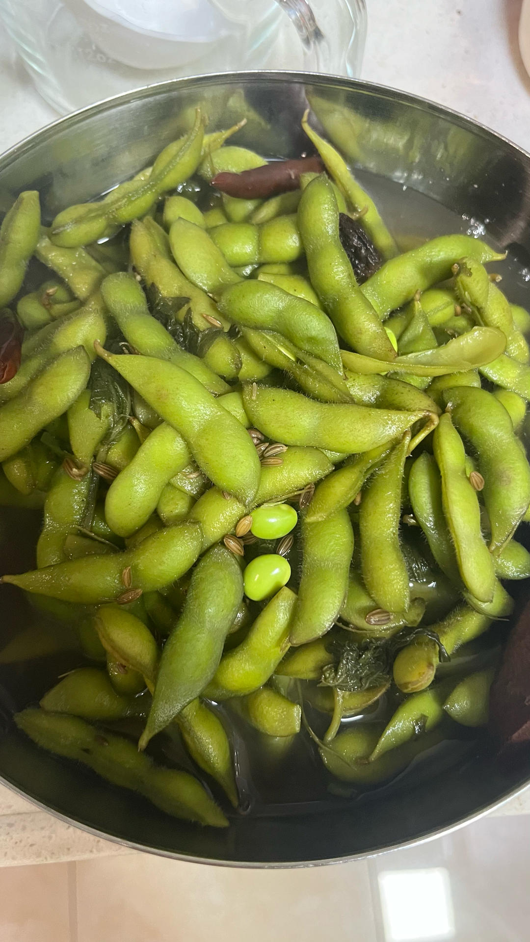 豪华版水煮毛豆