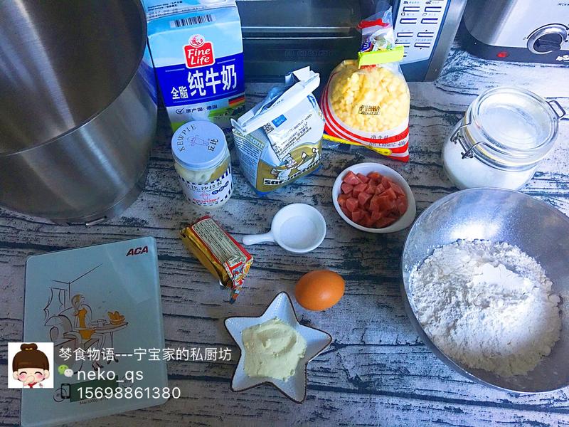 纯奶手撕吐司的做法 步骤1