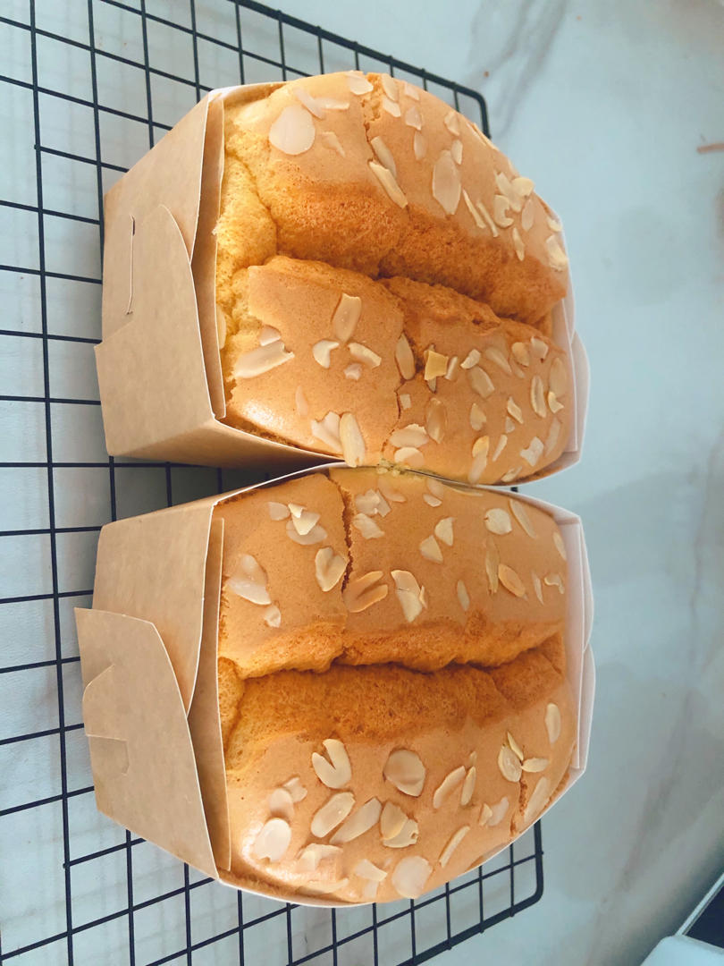 网红金枕蛋糕（无泡打粉）