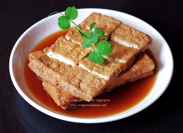 五香卤豆腐