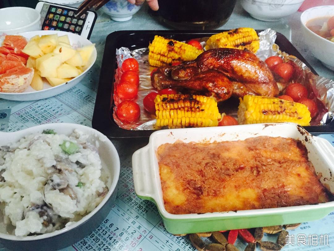 蘑菇蛤蜊奶汁烩饭的做法
