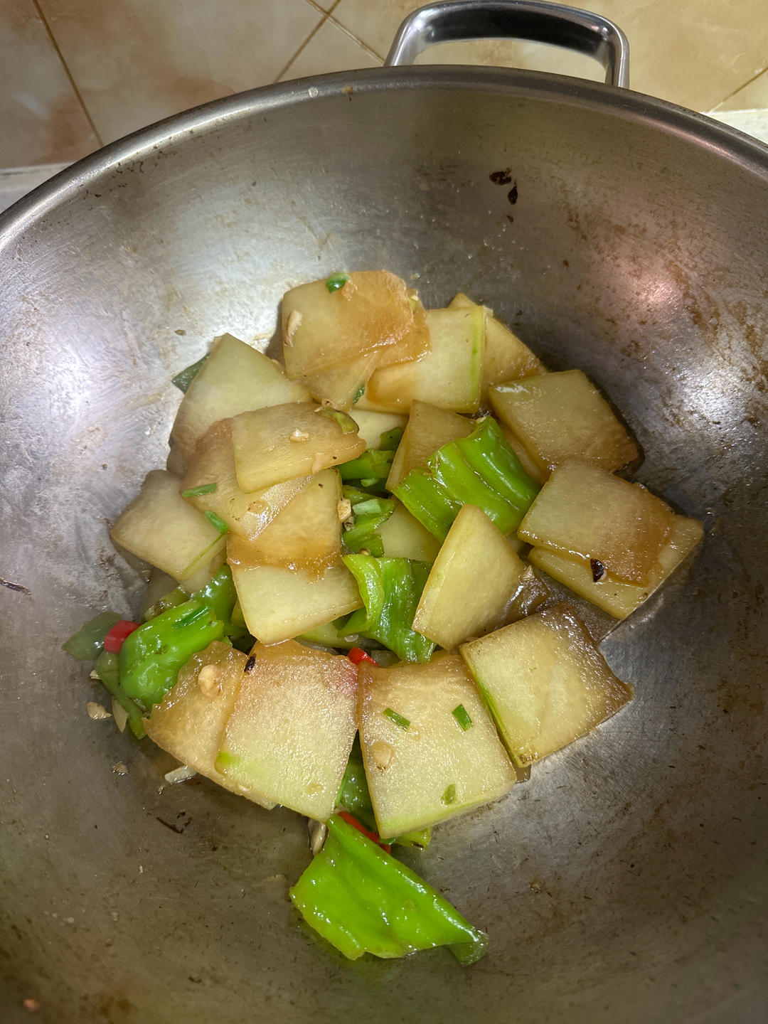 家常快手菜：素炒冬瓜片
