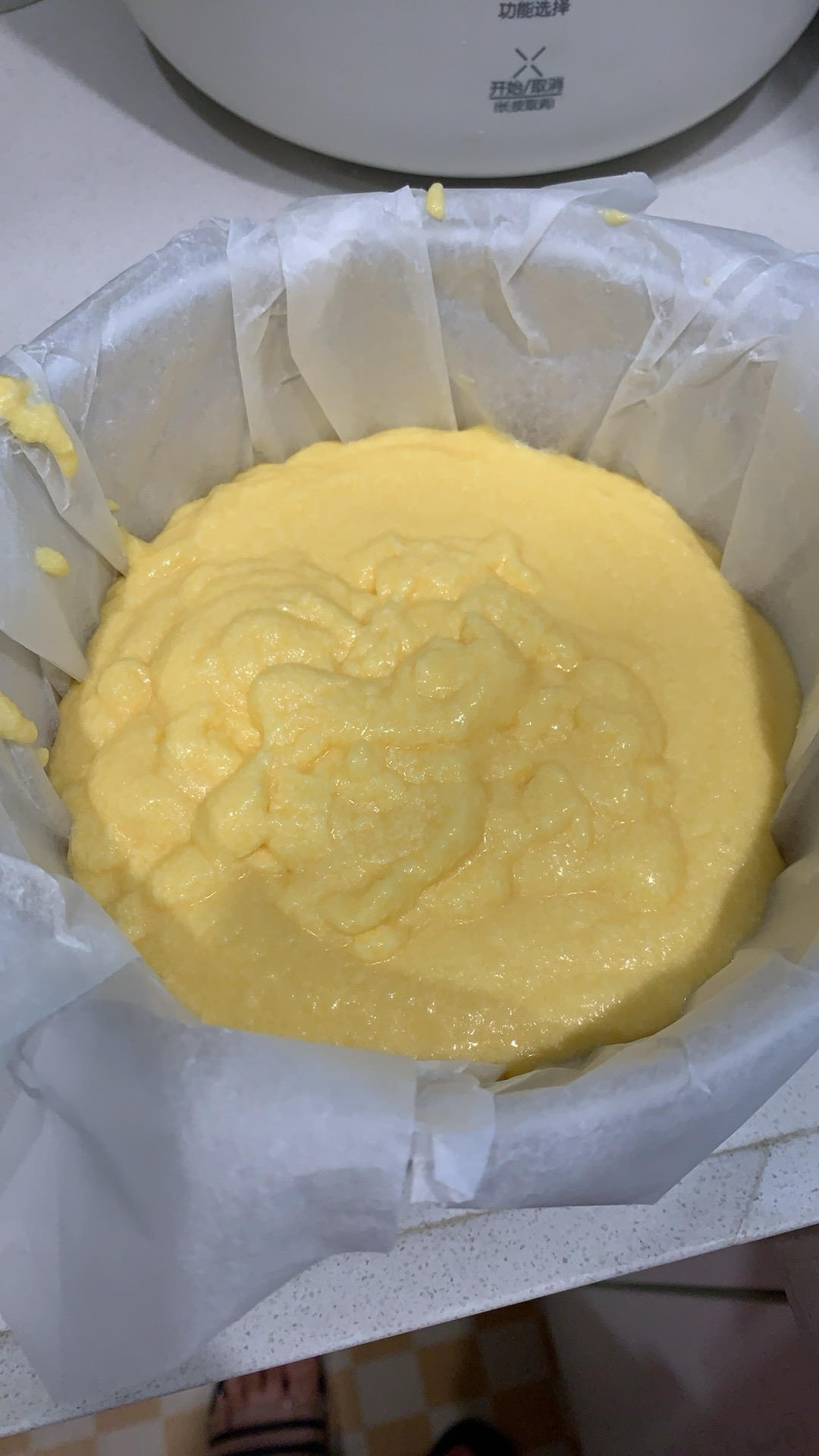 #甜品#烘焙#空气炸锅#🧀巴斯克芝士蛋糕6寸版的做法 步骤8