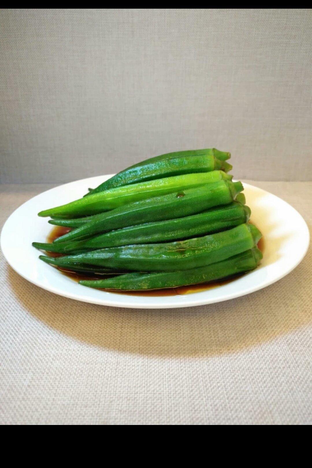 天行健_jtxk做的白灼秋葵【最简单做法】