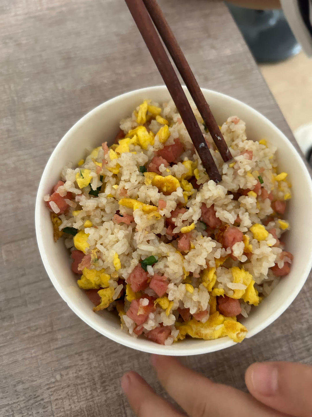 超级香的扬州炒饭/火腿鸡蛋什锦炒饭