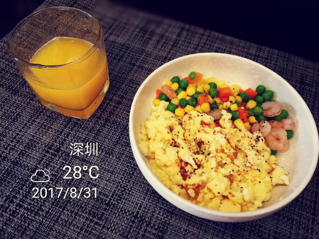 牛奶炒蛋