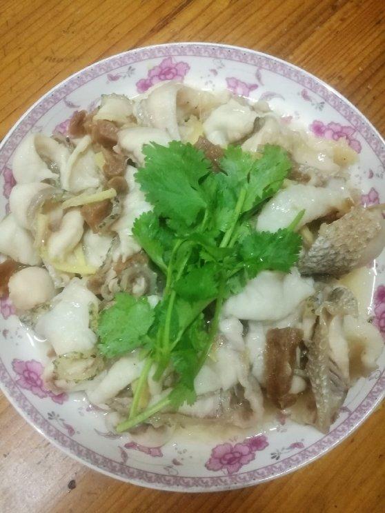 胜瓜蒸生鱼片