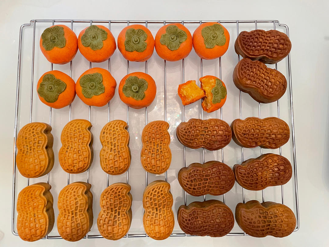 好事（柿）发（花）生🥜—广式伯爵红茶花生月饼