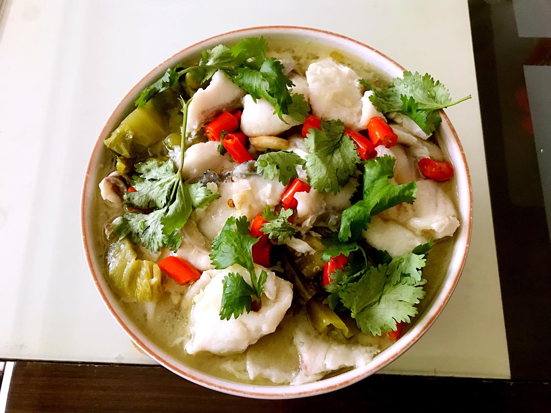 家庭版简易酸菜鱼的做法