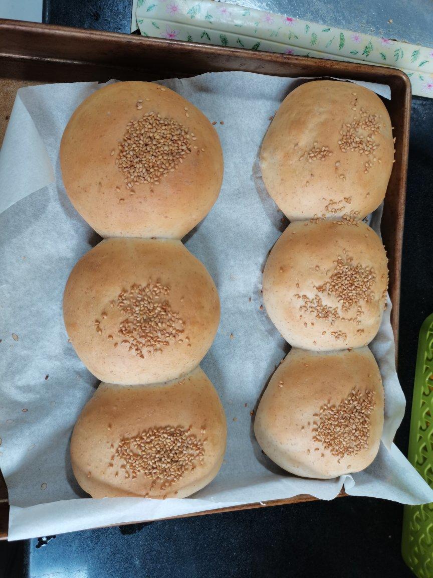 全麦汉堡胚（一次发酵）