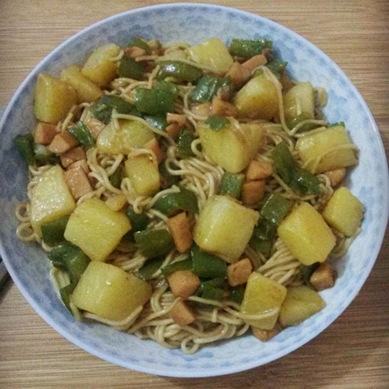 土豆焖面
