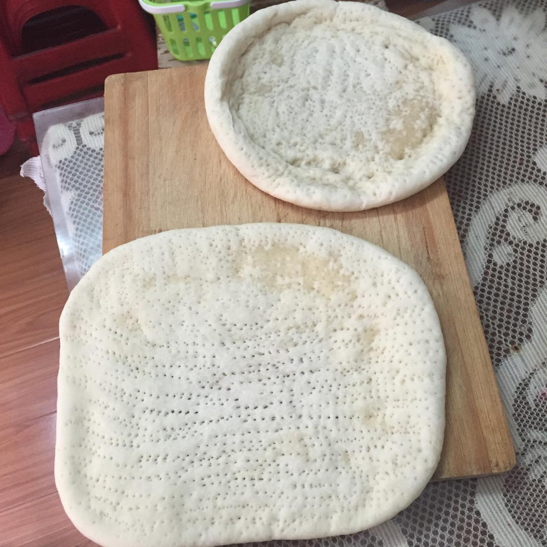 八寸披萨饼皮（四个）制作