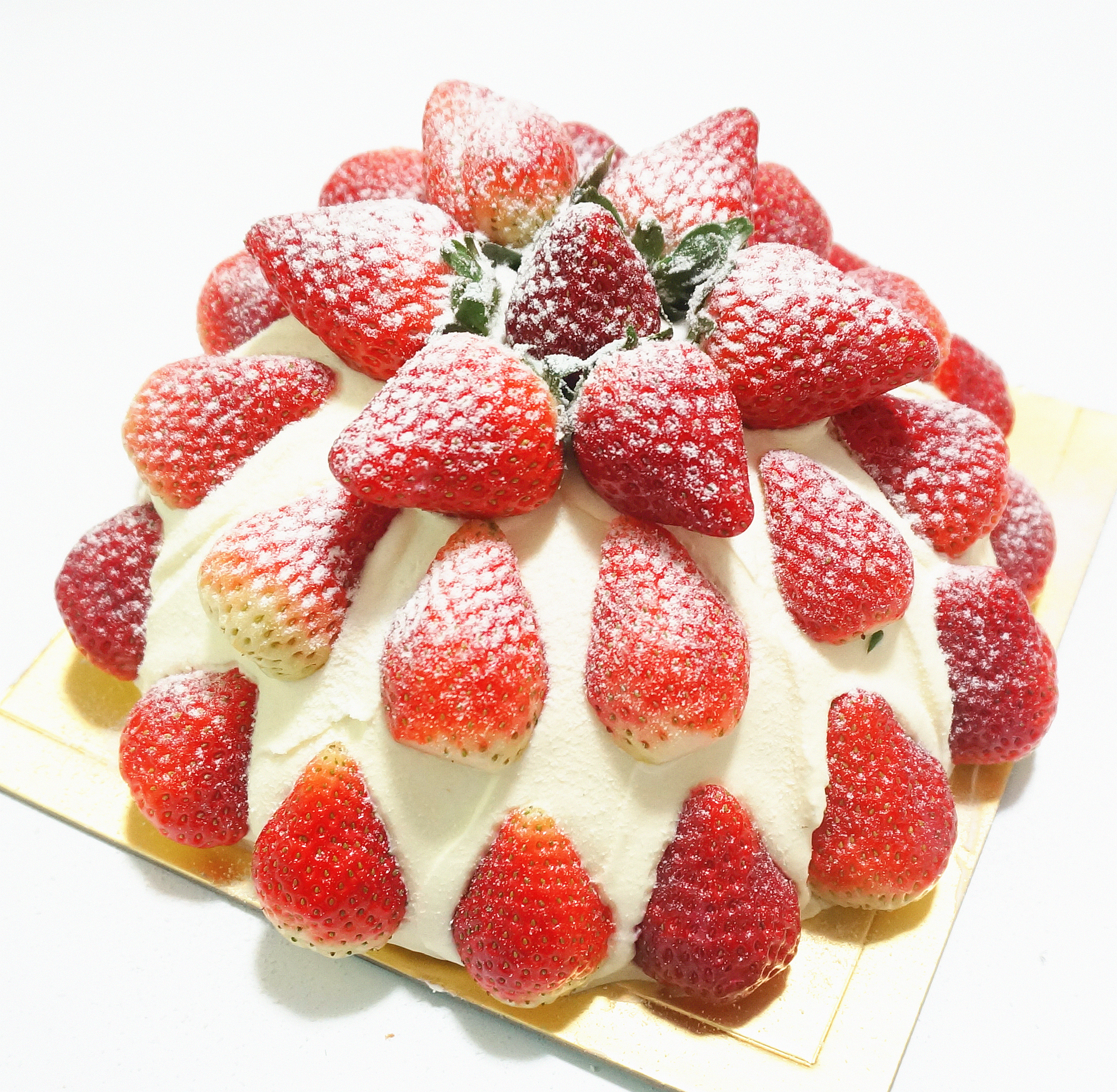 大颗草莓奶油蛋糕的做法 步骤15