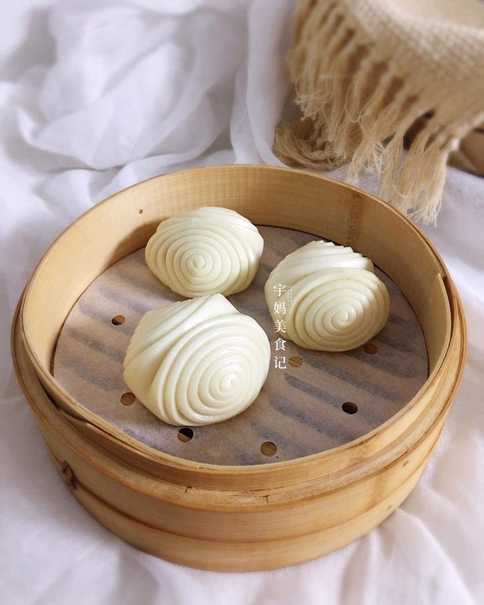 宇妈厨房做的蜗牛卷卷馒头(压面机版)