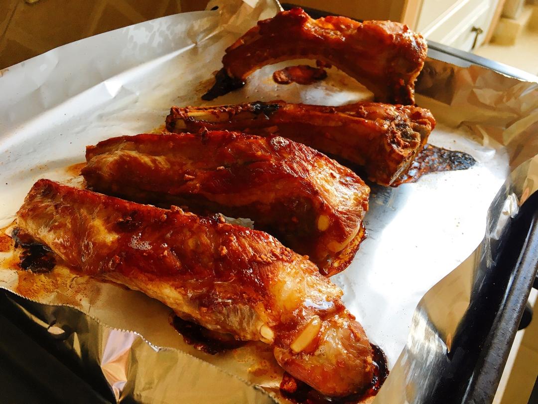 蒜香烤排骨（烤箱版）