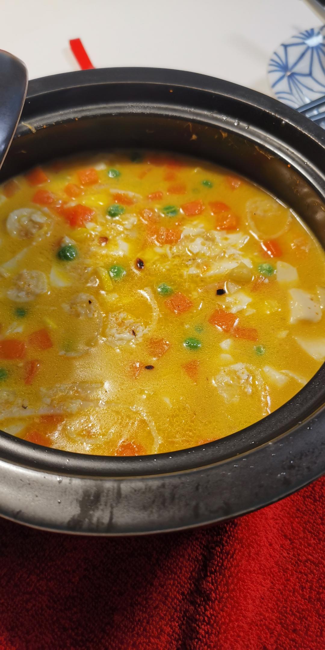 蟹黄豆腐（咸蛋黄版）