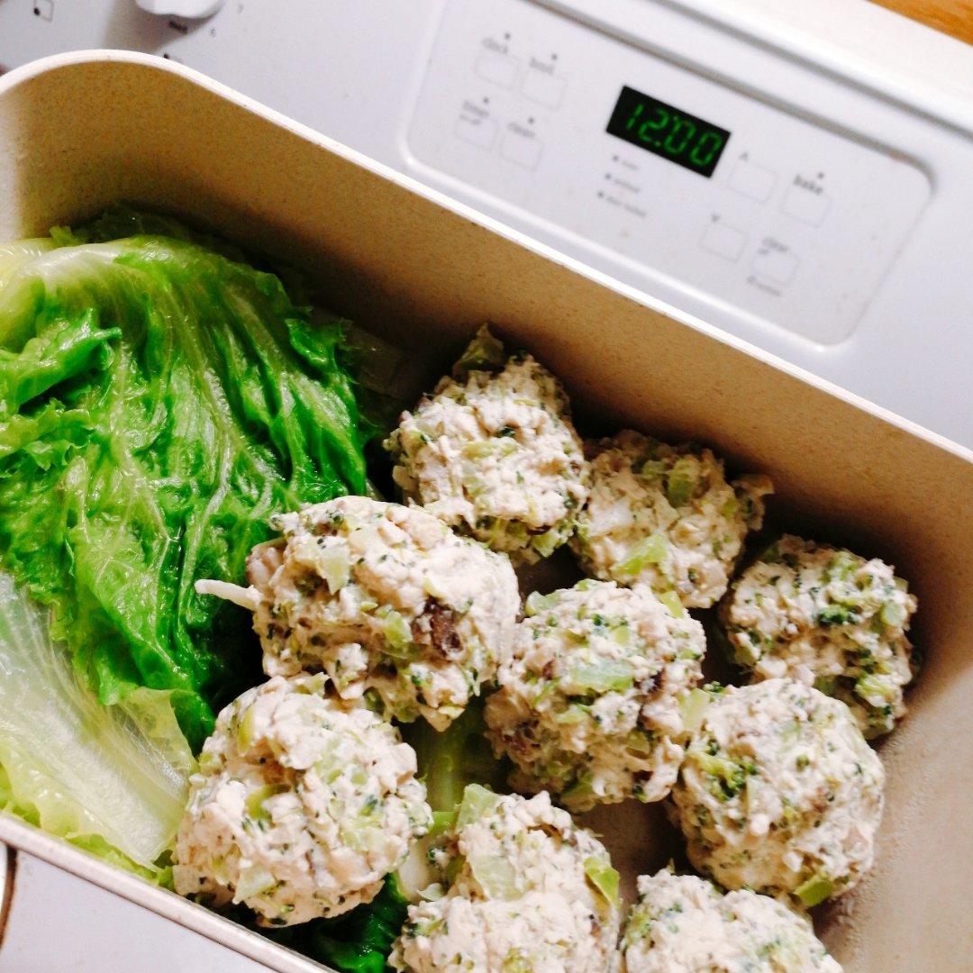 香菇胡萝卜鸡胸肉丸