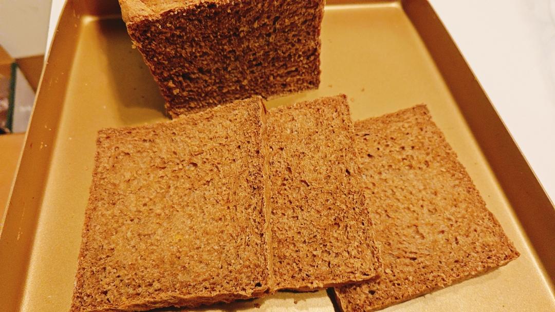 免揉中筋面粉版吐司