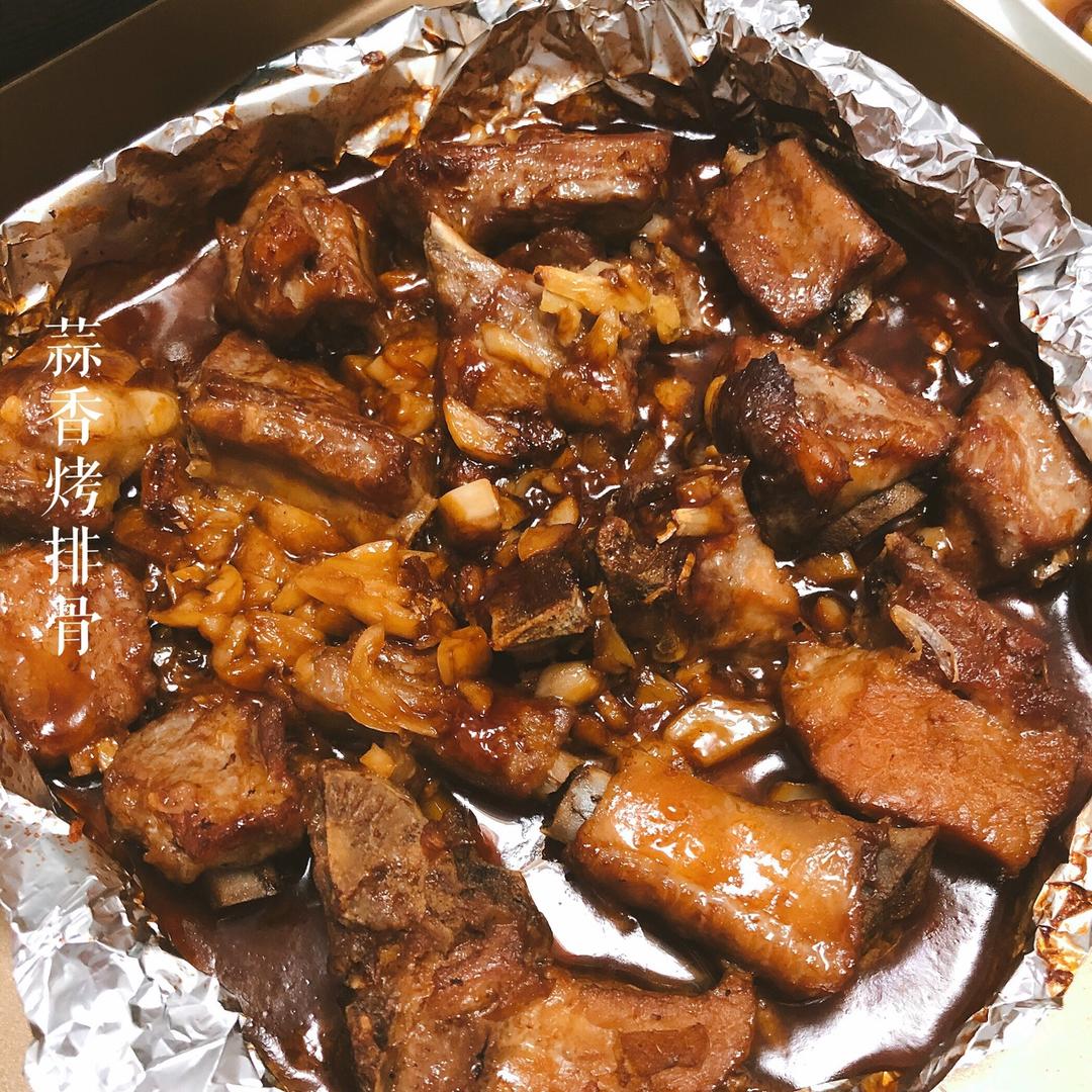 香到骨头里的蒜香排骨（烤箱）