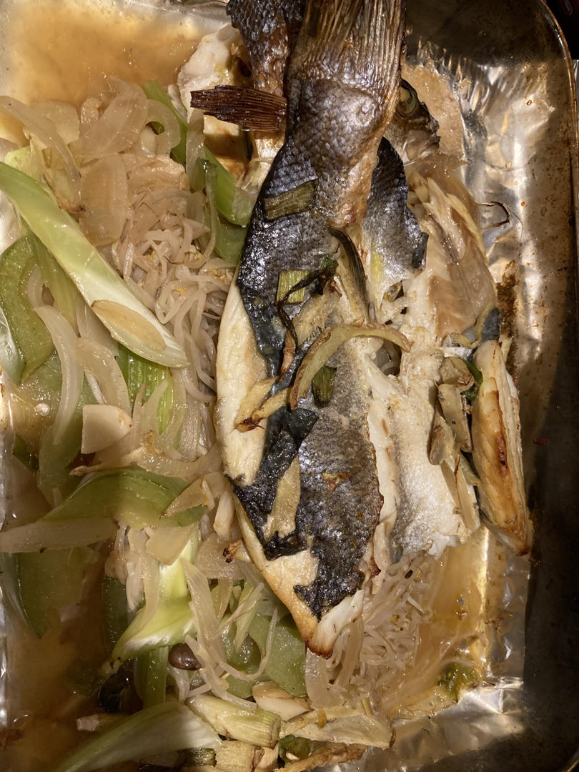 家庭版烤箱烤鱼
