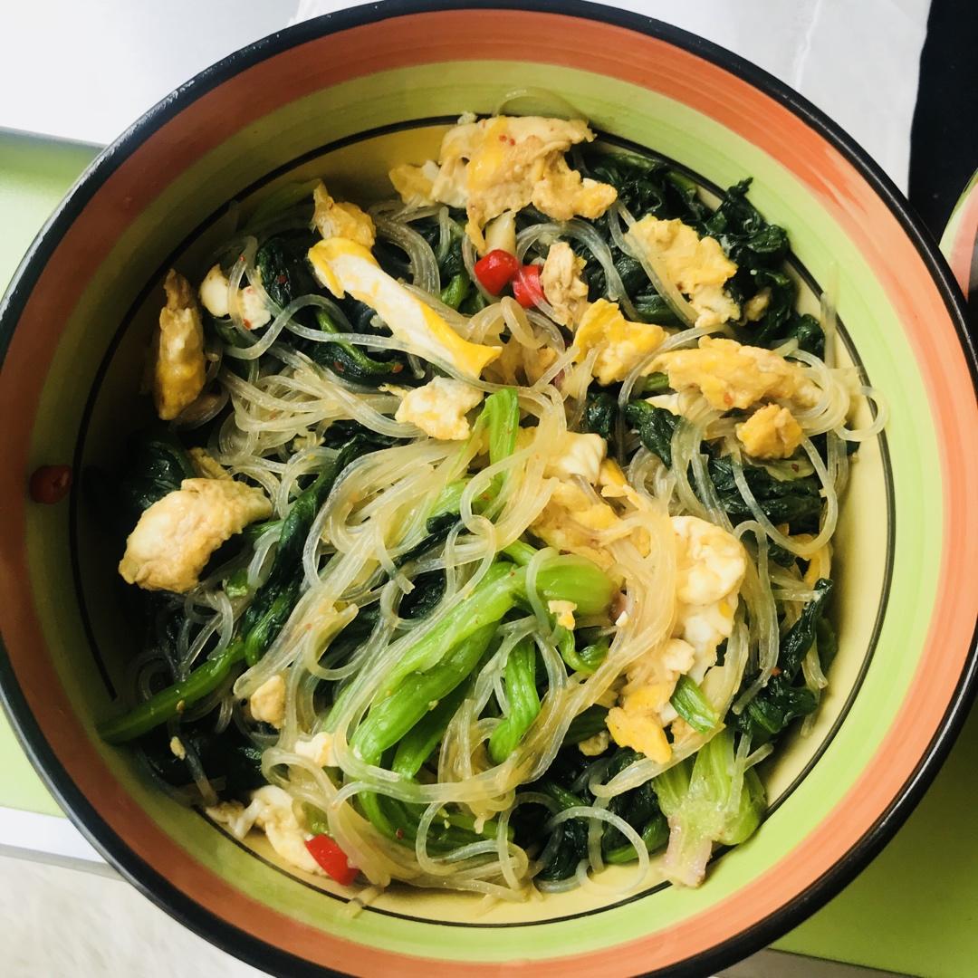 万能凉拌菜料汁（凉拌菠菜粉丝）