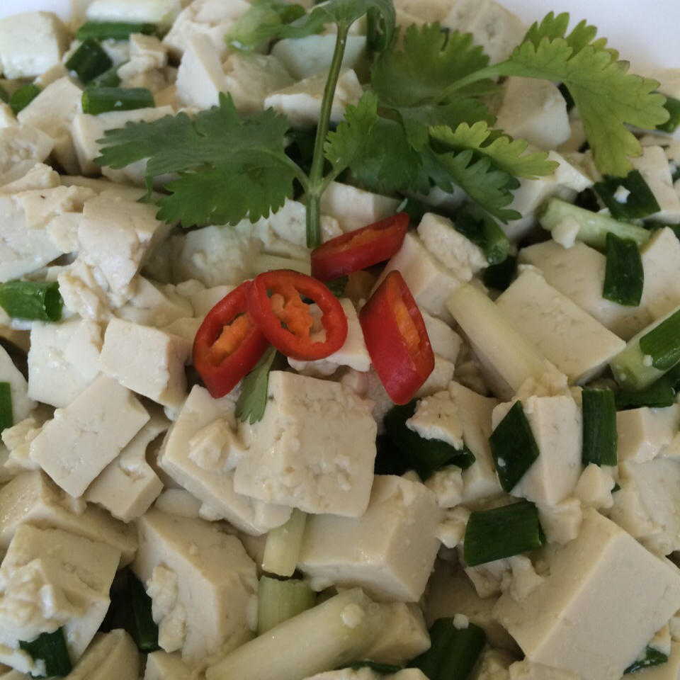 小葱拌豆腐