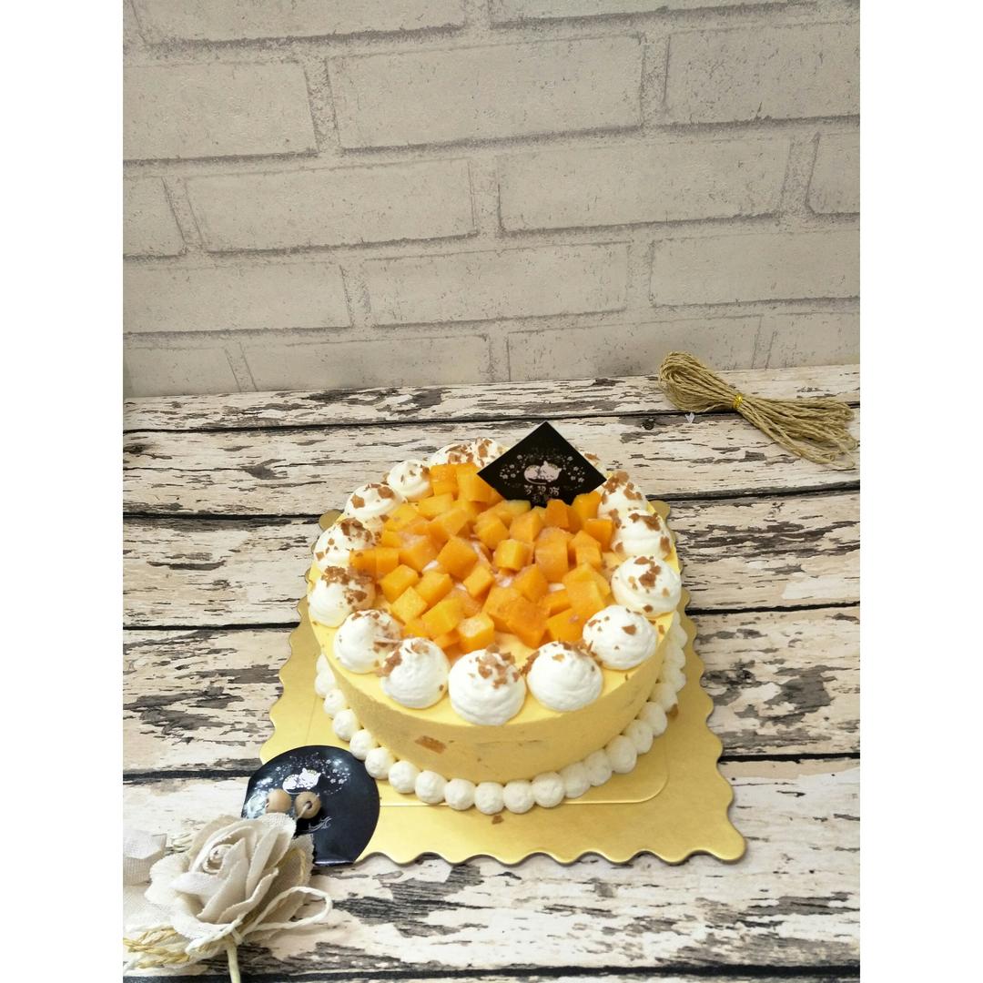 《Tinrry下午茶》教你做芒果流心慕斯（6寸配方）