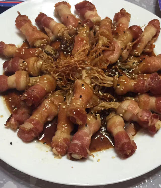 金针菇培根卷
